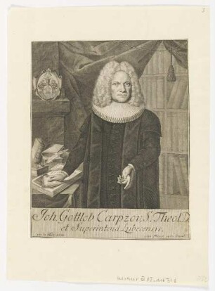 Bildnis des Joh. Gottlob Carpzov