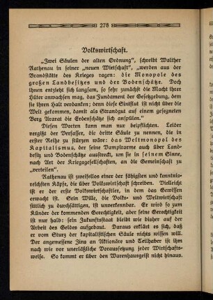 278-298, Volkswirtschaft