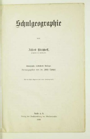 Schulgeographie