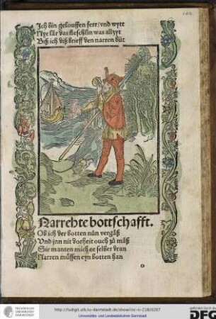 Narrehte bottschafft.