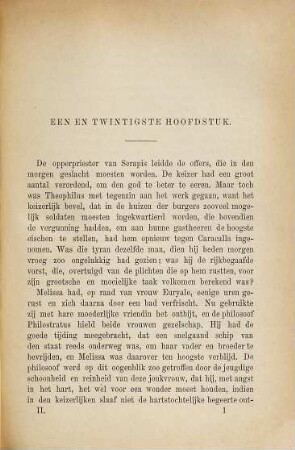 Melissa : "Per aspera." Historische roman van Georg Ebers. In het Nederlandsch Oewerkt door Louise Stuart. Met een woord vooraf van H. C. Rogge, 2