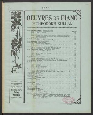 No. 1: Mignonne : valse