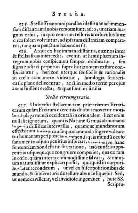 Stellæ circumgyratio.