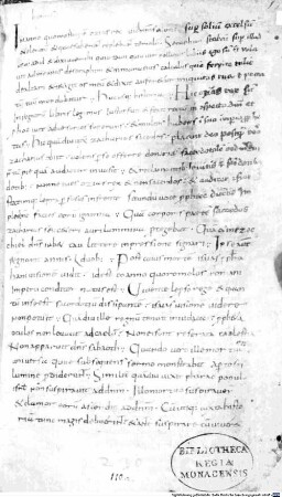 Excerpta ex Hieronymi epistola ad Damasum de seraphim et calculo. Excerpta ex Gregorii dialogorum IV [u.a.] - BSB Clm 14614