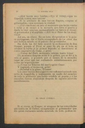 V - El gran consejo
