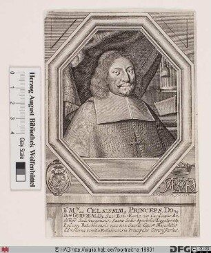 Bildnis Guidobald (Reichsfrhr., 1629 Reichsgraf von Thun), 1654-68 Fürsterzbischof von Salzburg