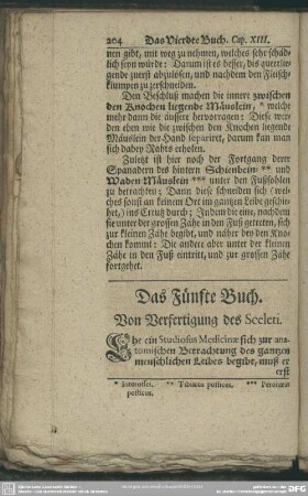 Das Fünfte Buch. Von Verfertigung des Sceleti