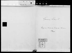 Briefe an Ludwig II. von seinem Onkel Landgraf Christian [Ludwig]