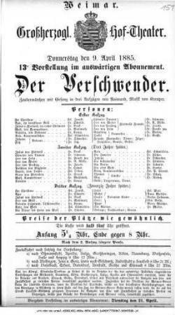 Der Verschwender