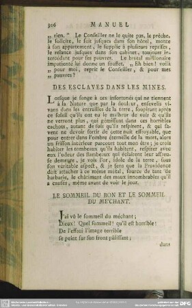 Le Sommeil Du Bon Et le Sommeil Du Méchant