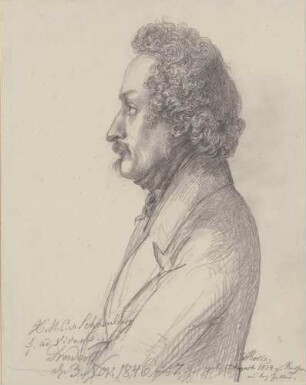 Bildnis Rolle, Karl Gottlieb (1814-1862), Maler