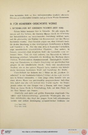 B. Für Hemessen gesicherte Werke
