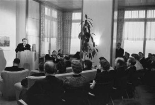 Dresden, Dresdner Klub, Einweihungsveranstaltung, Veranstaltung mit dem Schriftsteller Anton Zischka, März 1957