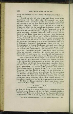 Jacob Grimm an August Wilhelm von Schlegel, Kassel, 14.06.1828