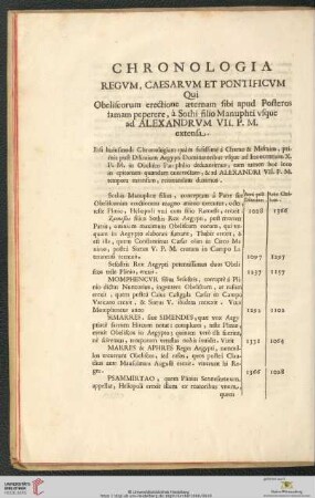 Chronologia Regvm, Caesarvm et Pontificvm