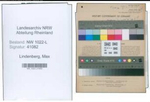 Entnazifizierung Max Lindenberg , geb. 12.03.1895 (Beamter)