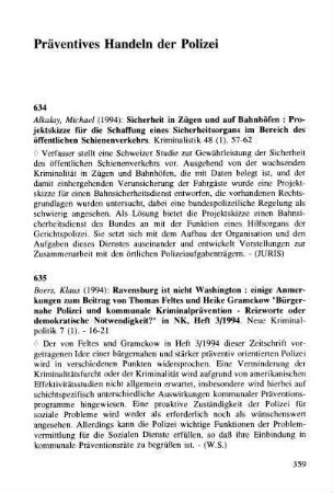 359-366, Präventives Handeln der Polizei