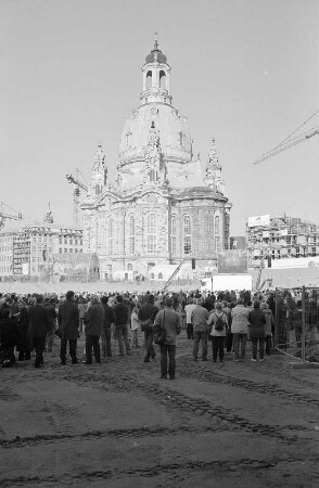 Dresden. Die Einweihung Frauenkirche am 30.10.2005