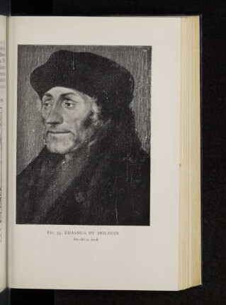 Fig. 54. Erasmus by Holbein