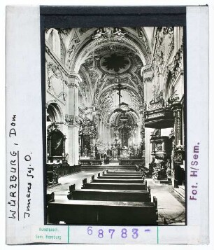Würzburg: Dom, Inneres nach Osten