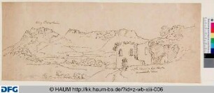 Die Burg Everstein und die Ruine der Kapelle bei Kloster Amelungsborn