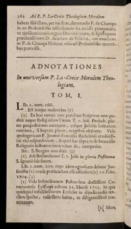 362-373, Lib. I. num. 166. Est inique malevolus (I) ...