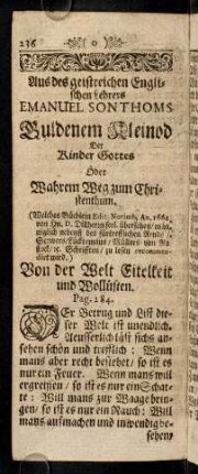 236-241, Aus des geistreichen Englischen ...