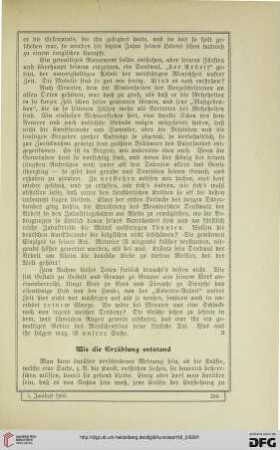 18: Wie die Erzählung entstand