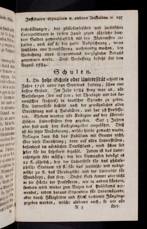 197-211, Schulen