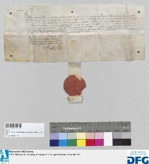 Johann, Herzog von Lothringen, Brabant und Limburg etc., nimmt das von der Stadt Nürnberg alljährlich zu leistende Jus entgegen und bekräftigt die von den Vorgängern den Nürnberger Kaufleuten erteilten Handelsprivilegien.