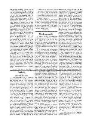 Feuilleton. Alte liebe Bekannte