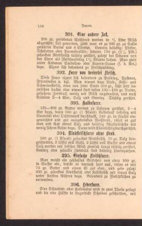 392. Farce von dreierlei Fleisch.