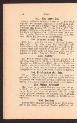 392. Farce von dreierlei Fleisch.