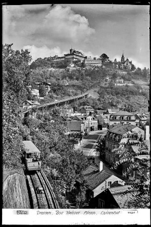 Dresden-Weißer Hirsch, Restaurant Luisenhof und Bergbahn
