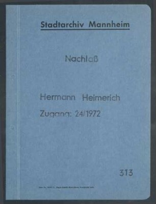 Diverse Aufsätze und Reden
