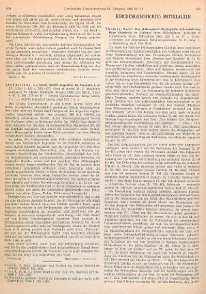 839 [Rezension] Augustinus, Aurelius, Sancti Aurelii Augustini De Trinitate libri 15 : libri 1 - 12