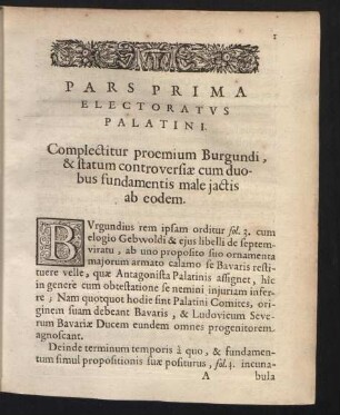 Complectitur proemium Burgundi