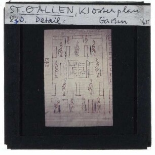 St. Gallen, Kloster : Klosterplan