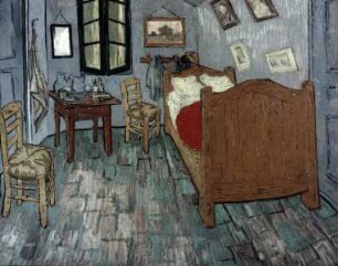 Das Schlafzimmer des Künstlers in Arles