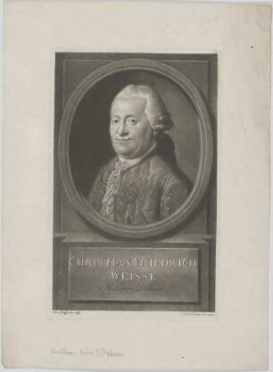Bildnis des Christian Friedrich Weise