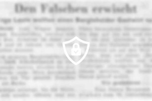 Den Falschen erwischt