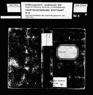 Regimentsstab (1.Kompanie): Kapitulanten 1884-1894
