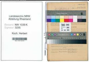 Entnazifizierung Herbert Koch , geb. 19.08.1908 (Angestellter)