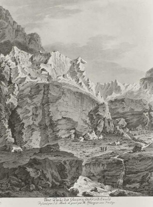 Une Partie des Glaciers du Grindelwald (Teil des Grindelwaldgletschers)