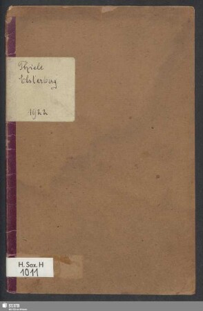 Geschichte des Schlosses Elsterberg : (Aus "meiner Sammelmappe")