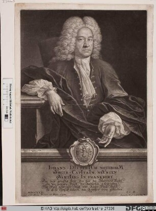 Bildnis Johann Dietrich Notebohm