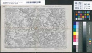 Karte von Frankreich 1:80.000. Gruppe I: Vassy 68 D. [Kartographische Abtheilung der Königl. Preuss. Landes-Aufnahme]