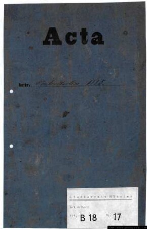 Kontrollisten f. d. Volkszählung v. 01.12.1885