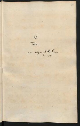 Trios; vl, cemb; B-Dur; GraunWV Av:XV:46; WenG 125