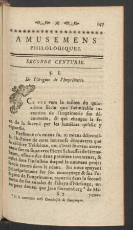 Seconde Centurie